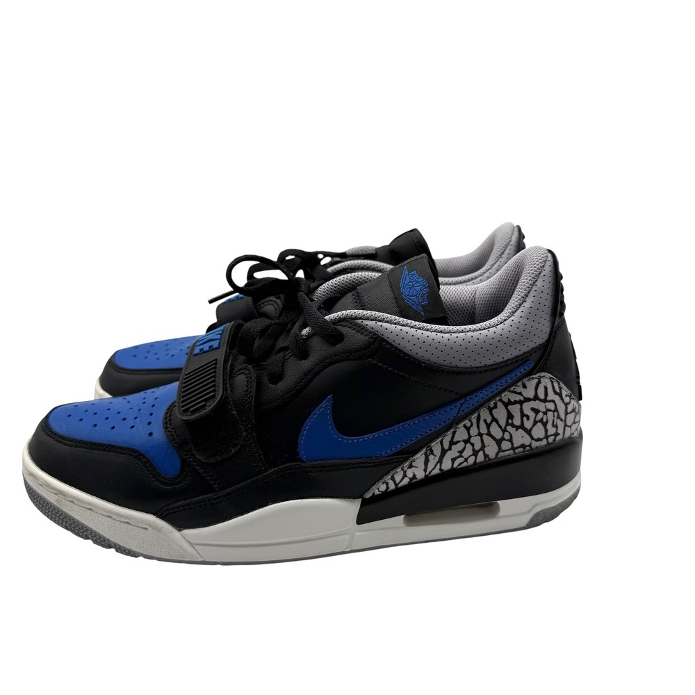 Nike Air Jordan Legacy 312 Low Black Game Royal White Mens‎ Shoes size 9.5